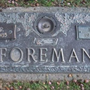 Elmer P. Foreman (grave)