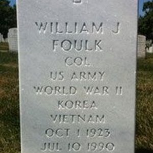 William J. Foulk (grave)