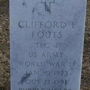 Clifford E. Fouts (grave)