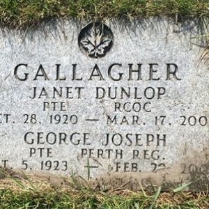 George J. Gallagher (grave)