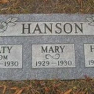 Harry Hanson (grave)