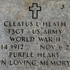 Cleatus L. Heath (grave)