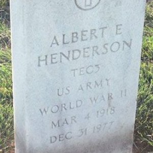 Albert E. Henderson (grave)