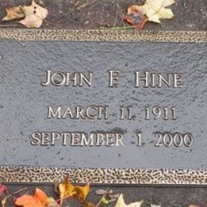 John F. Hine (grave)