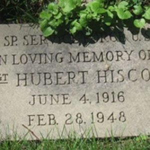 Hubert S. Hiscox (grave)