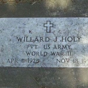 Willard J. Holy (grave)