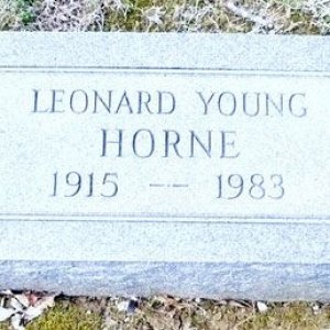 Leonard Y. Horne (grave)