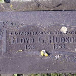 Lloyd G. Hudson (grave)