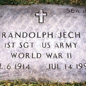 Randolph Jech (grave)