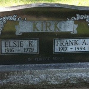 Frank A. Kirk (grave)