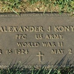 Alexander J. Konya (grave)