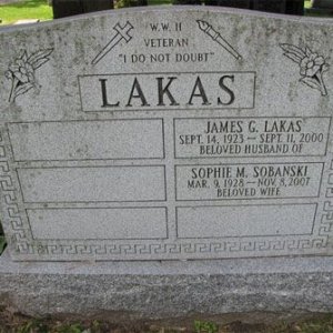 James G. Lakas (grave)