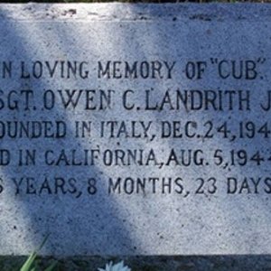 O. Landrith (grave)