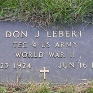 Don J. Lebert (grave)
