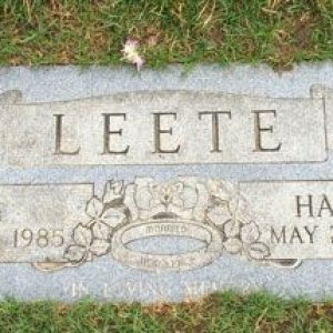Harold R. Leete (grave)