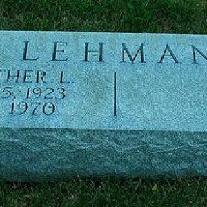 Guenther L. Lehman (grave)