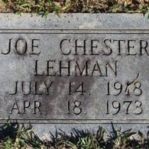 Joe C. Lehman (grave)