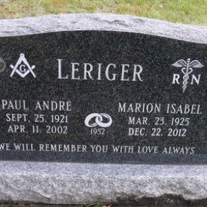 Paul A. Leriger (grave)
