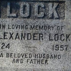 Alexander Lock (grave)