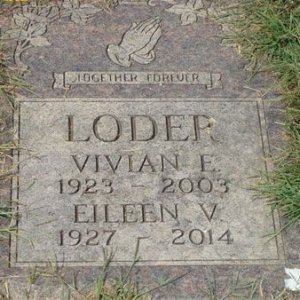 Vivian E. Loder (grave)