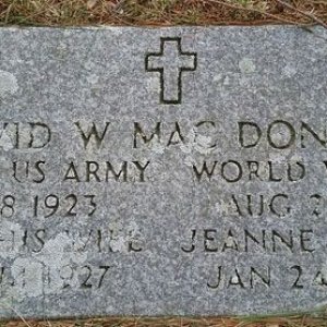 David W. MacDonald (grave)