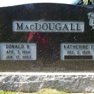 Donald B. MacDougall (grave)