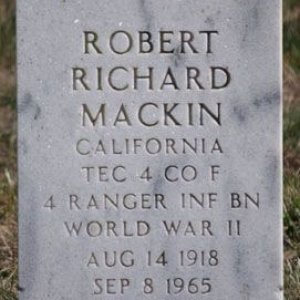 Robert R. Mackin (grave)