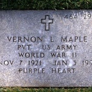 Vernon L. Maple (grave)
