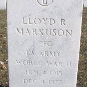 Lloyd R. Markuson (grave)