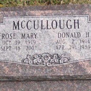 Donald H. McCullough (grave)