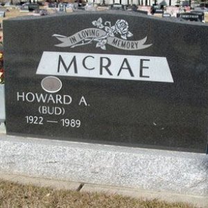 Howard A. McRae (grave)