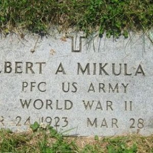 Albert A. Mikula (grave)