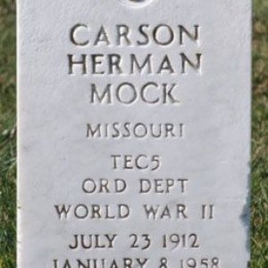 Carson H. Mock (grave)