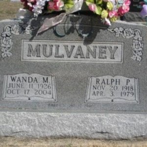 Ralph P. Mulvaney (grave)