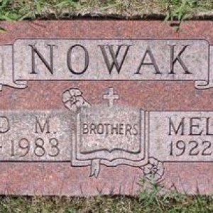 Melvin B. Nowak (grave)