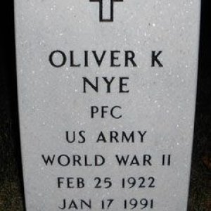 Oliver K. Nye (grave)