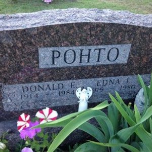 Donald E. Pohto (grave)