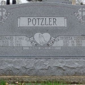 Leonard J. Potzler (grave)