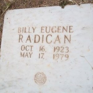 Billy E. Radican (grave)