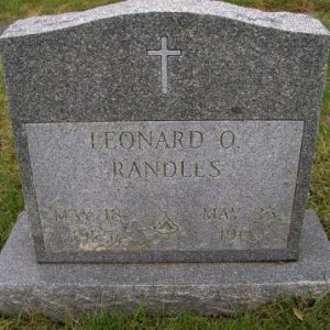 Leonard O. Randles (grave)
