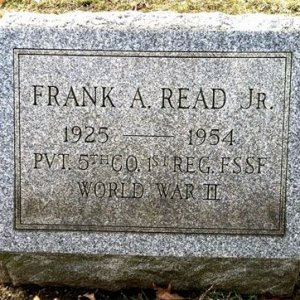 Frank A. Read,Jr (grave)