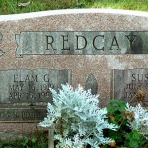 Elam G. Redcay (grave)