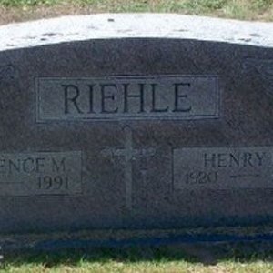 Henry F. Riehle (grave)