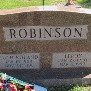 Leroy Robinson (grave)