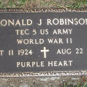 Ronald J. Robinson (grave)