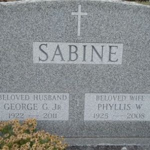 George G. Sabine,Jr (grave)