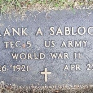 Frank A. Sablock (grave)