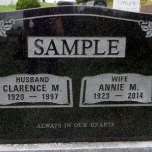 Clarence M. Sample (grave)