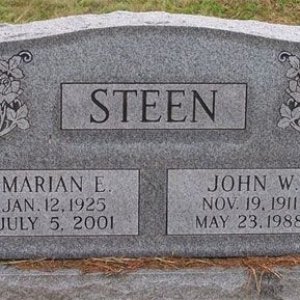 John W. Steen (grave)