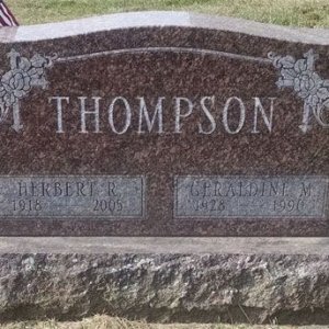 Herbert R. Thompson (grave)